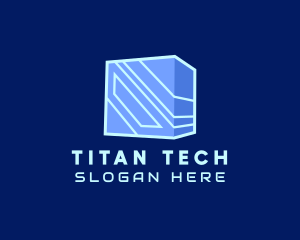 Cyber Tech Cube logo design