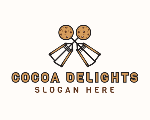 Cookies Scoop Baking logo design