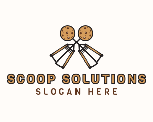 Cookies Scoop Baking logo design