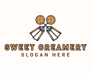 Cookies Scoop Baking logo design