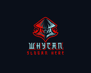 Ninja Assassin Warrior Gaming Logo