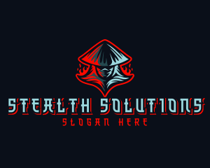 Stealth - Ninja Assassin Warrior Gaming logo design