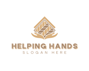 Hands - Hand Flooring Pattern logo design