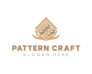 Hand Flooring Pattern logo design