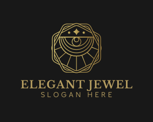 Golden Jeweler Astrology logo design