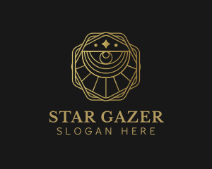 Golden Jeweler Astrology logo design