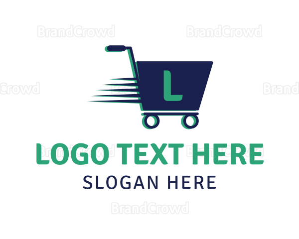 Grocery Cart Letter Logo