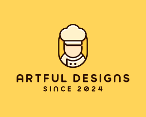 Pastry Chef Cook logo design