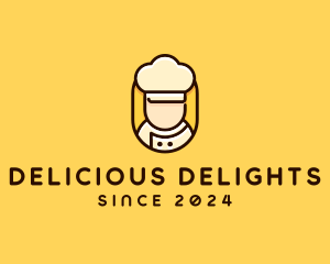 Pastry Chef Cook logo design