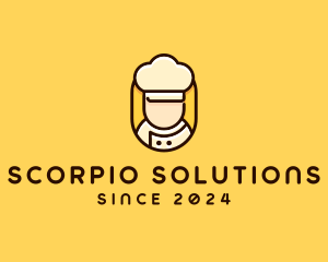 Pastry Chef Cook logo design