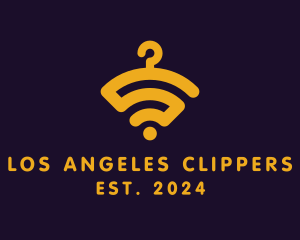 Hanger Wi-Fi Signal logo design