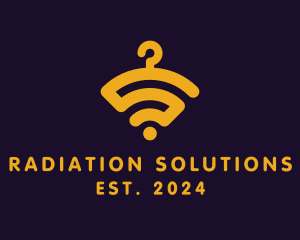 Radiation - Hanger Wi-Fi Signal logo design