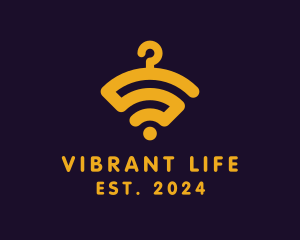 Live - Hanger Wi-Fi Signal logo design