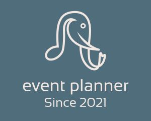 Podcast - Elephant Music Note logo design