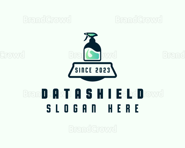 Spray Disinfection Cleaning Logo