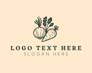 Homesteading - Farm Harvest Carrot logo design