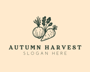 Farm Harvest Carrot logo design