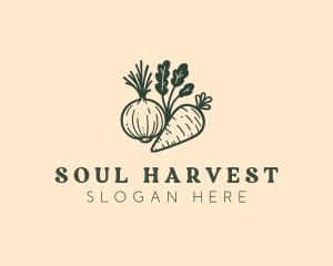 Farm Harvest Carrot logo design