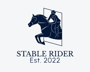 Horseman - Horseback Riding Race logo design