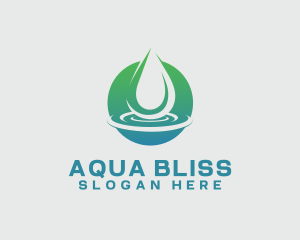 Aqua Nature Water logo design