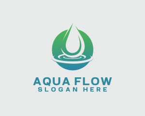 Aqua Nature Water logo design