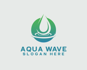 Aqua Nature Water logo design