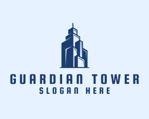 Building Tower Skyscraper logo design