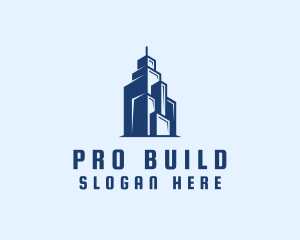 Building Tower Skyscraper logo design