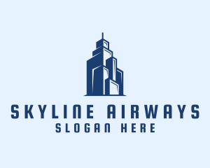 Building Tower Skyscraper logo design