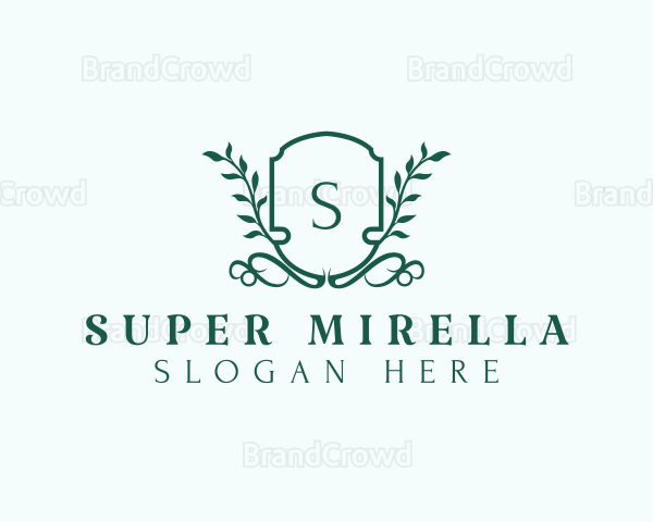 Shield Royalty Wreath Logo