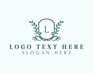 Lawyer - Shield Royalty Wreath logo design