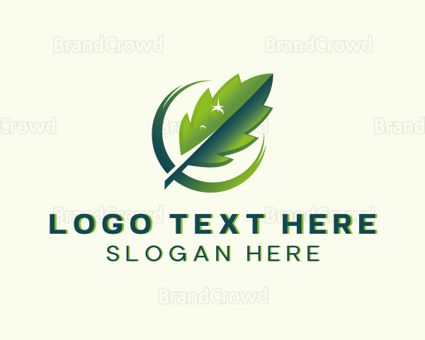 Leaf Plant Gardening Logo