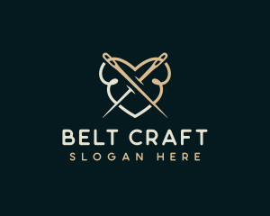 Needle Quilting Craft logo design