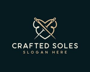 Needle Quilting Craft logo design