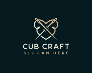 Needle Quilting Craft logo design