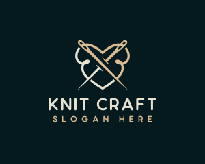 Needle Quilting Craft logo design