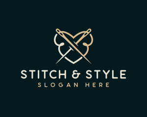 Needle Quilting Craft logo design