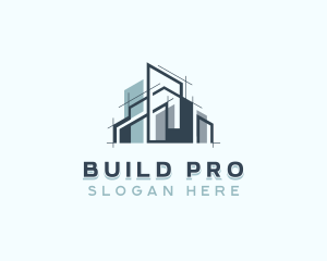 Building Blueprint Architecture Logo