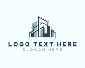 Blueprint - Building Blueprint Architecture logo design