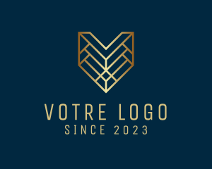 Industry - Modern Elegant Letter V logo design