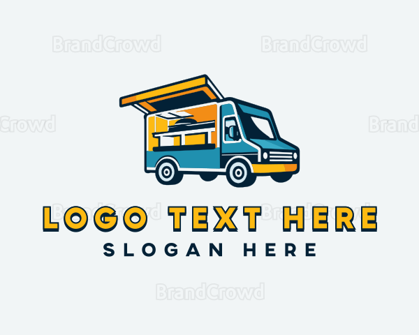 Food Truck Vehicle Logo