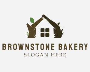 Brown - Brown Log House logo design