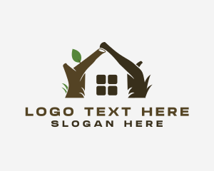 Brown - Brown Log Home logo design