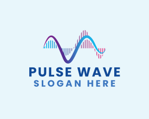 Frequency - Audio Soundwave Frequency logo design
