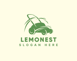 Gardening Lawn Mower Logo