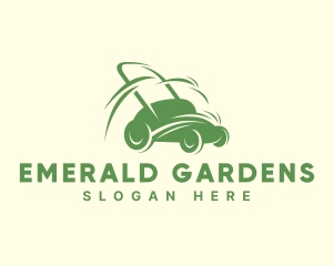 Gardening Lawn Mower logo design