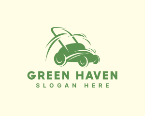 Gardening Lawn Mower logo design