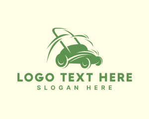 Bush - Gardening Lawn Mower logo design