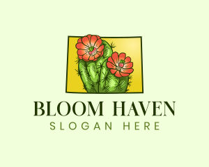 Colorado Cactus Flower logo design