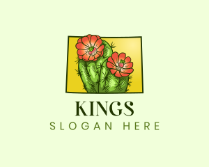 Colorado Cactus Flower logo design